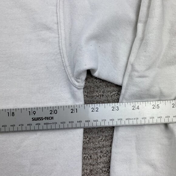 Victoria British Columbia Canada Hoodie Sweater Men Medium M White Activewear - Picture 9 of 10